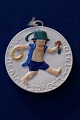 Childrens Help Day's plate 1910 in relief by Danish Aluminia