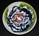 Jorn, Vagn Ove (1917 - 2012) Denmark: Ceramic bowl. Red clay. Polychrome glaze decoration. ...