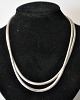 Børge Alexis Godtbergsen (1940 - 1987) Copenhagen, Denmark: Double-stranded silver chain, 835, ...