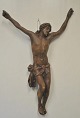 The suffering Christ. Painted plaster, 19th century. H.: 70 cm. W.: 47 cm.