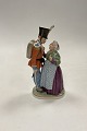 Royal Copenhagen Overglaze Figurine Soldier and Witch HCA No. 1112Measures 20cm / 7.87 inch