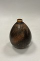 Saxbo Vase in Brown Harefure glaze No. 76