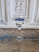 Holmegaard Blue bell port wine glass Designed by Ole Winther in 1974 Height 13.5 cm.Stock: 17