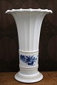 White Hetsch vase with Blue Flower motif from Royal Copenhagen. H:27.5cm. Dia.:18cm. Decoration ...