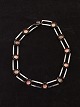 N E From sterling silver necklace 39 cm. with faint pink quartz stones item no. 636927