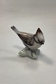 Lyngby Porcelain Bird Figurine of Tufted Titmouse. Measures 6 cm / 2.36 in. in height and is in ...