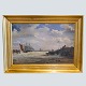 C. F. Sørensen; Marine painting, Holland, 1853