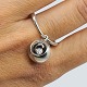 Jacqueline Rabun for Georg Jensen; Cave ring 18k white gold set with a diamond. Ring size 61.  ...