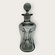 Holmegaard, Cluck bottle, Smoke colored, 22.5cm high, With ball stopper and ball-ground ...