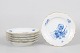 Royal Copenhagen Blue Flower Curved, set of six plates.Elegant set of six hand-painted ...