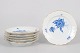 Royal Copenhagen Blue Flower Curved, set of six plates.Elegant set of six hand-painted ...