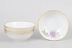 Krautheim, set of six "Rosa Lulea" porcelain bowls with floral decoration.Elegant set of six ...