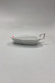 Royal Copenhagen White Flora Danica / Pearl Pattern Pickle Dish No. 3544. Has chips on the edge, ...