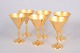 Pierre Forsell for Skultuna, set of six wine glasses.Set of six elegant wine glasses, model ...