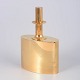 Pierre Forsell for Skultuna, pocket flask in 23 carat gold-plated brass model 90.Exclusive ...