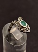 Sterling silver ring size 51-52 with green stone item no. 638056