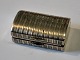 Danish silver viniagrette box, 19th century. Inside gilded. With grid. Unmarked. L.: 4.3 cm. W.: ...