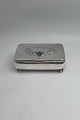Georg Jensen Sølv Box on feet with Green Stones No. 83Measures 16,5cm x 11cm / 6.5 inch x ...