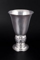 Georg Jensen sterling silver vase model 68.Classic trophy-shaped vase in sterling silver with ...