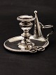 Silver-plated chamber candlesticks