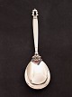 Georg Jensen silver cutlery Acorn large serving spoon.
