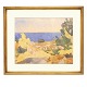 Olaf Rude, 1886-1957, water color. Landscape, Bornholm. ...