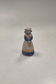 L. Hjorth Ceramic Figurine - Young Woman in Traditional ...