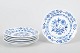 Meissen Blue Onion, set of six small plates.