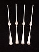 Set of 4 Old Danish lobster forks L. 20 cm.  silver item no. 640606