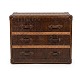 Beautiful Steamer Trunk in heavy leather. Excellent condition.H 80cmW 98cmD 48 ...