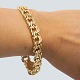 A bracelet of 14k gold.Clasp with two safety catches.L. 19 cm. W. 11 mm.Weighs 38,4 ...