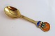 Michelsen. Christmas spoon. 1979. Sterling (925). Design Lars Äkirke