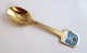 Michelsen. Christmas spoon. 1977. Sterling (925). Design Poul Hanmann