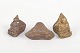 Set of three Oriental bronze finger rings.