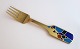 Michelsen. Christmas fork. 1990. Sterling (925). Design Pia Schutzmann