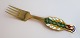 Michelsen. Christmas fork. 1996. Sterling (925). Design Björn Nörgaard