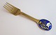 Michelsen. Christmas fork. 1985. Sterling (925). Design Naja Salto