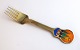 Michelsen. Christmas fork. 1979. Sterling (925). Design Lars Äkirke
