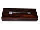 Rose wood box with inlaid Hans Hansen sterling silver.From around 1960 to 1970.On the ...