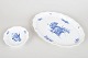 Royal Copenhagen Blue Flower Angular, tray and bowl.Porcelain tray and dish decorated with ...