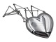 Herman SiersbølVery big heart pendant with necklace ...