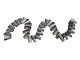 Atelier Borgila Sweden silverStrong necklace with 33 ...