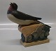 Bing & Grondahl 
Stoneware. B&G 
7033 Swallow 19 
cm  Karl Otto 
Johansen In 
nice and mint 
condition ...