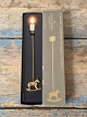 Georg Jensen gold-plated candle holder - Rocking horse from 1996Length 16 cm.