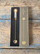 Georg Jensen gold-plated candle holder - Heart from 1990Length 15.5 cm.