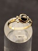 14 carat gold ring size 59 with onyx and small pearl stamped 585 item no. 645495