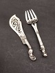 Three-towered silver set of fishing cutlery