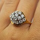 Diamond ring in 18k gold and white gold