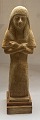 Plaster figure of an Egyptian shabti