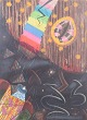 Guy Roussille, La Tempête (The storm), colour lithograph, listed French artist.Colourful ...